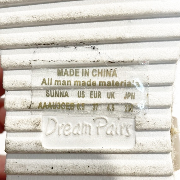 DREAM PAIRS Women Espadrille Casual Flatform Platform Wedge Sandals SUNNA GOLD 6 - Picture 9 of 12